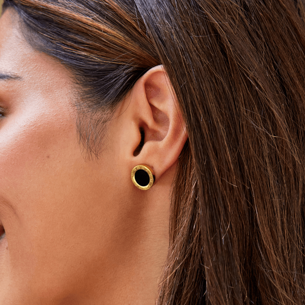 Midnight Bloom Studs