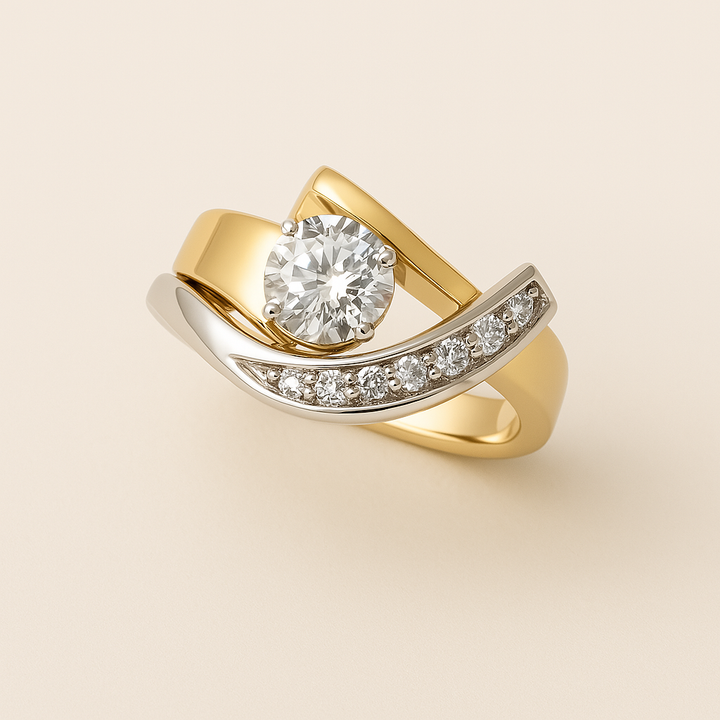 Timeless Sparkle Duo Ring