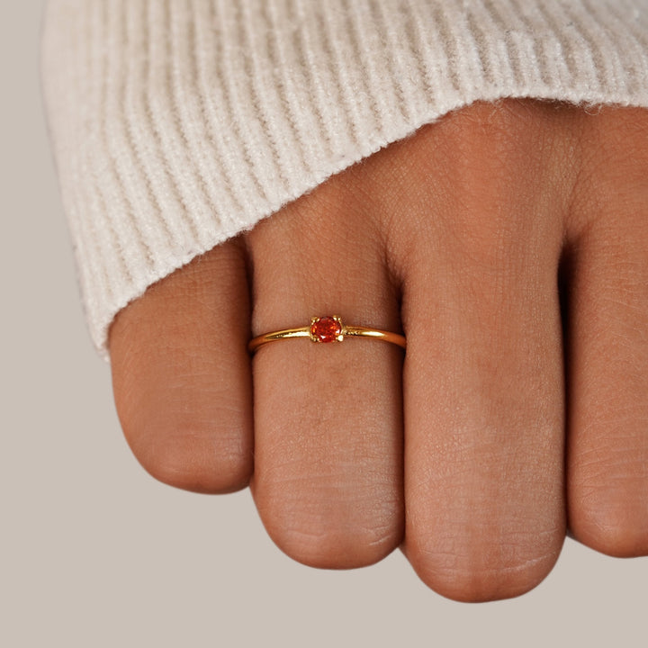 Radiant Glow Birthstone Charm