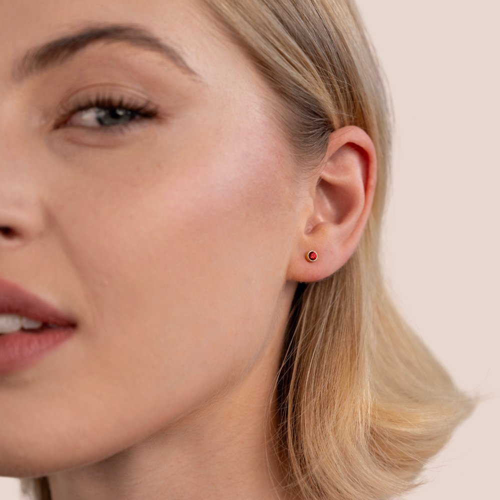 Radiant Spark Stud Earrings