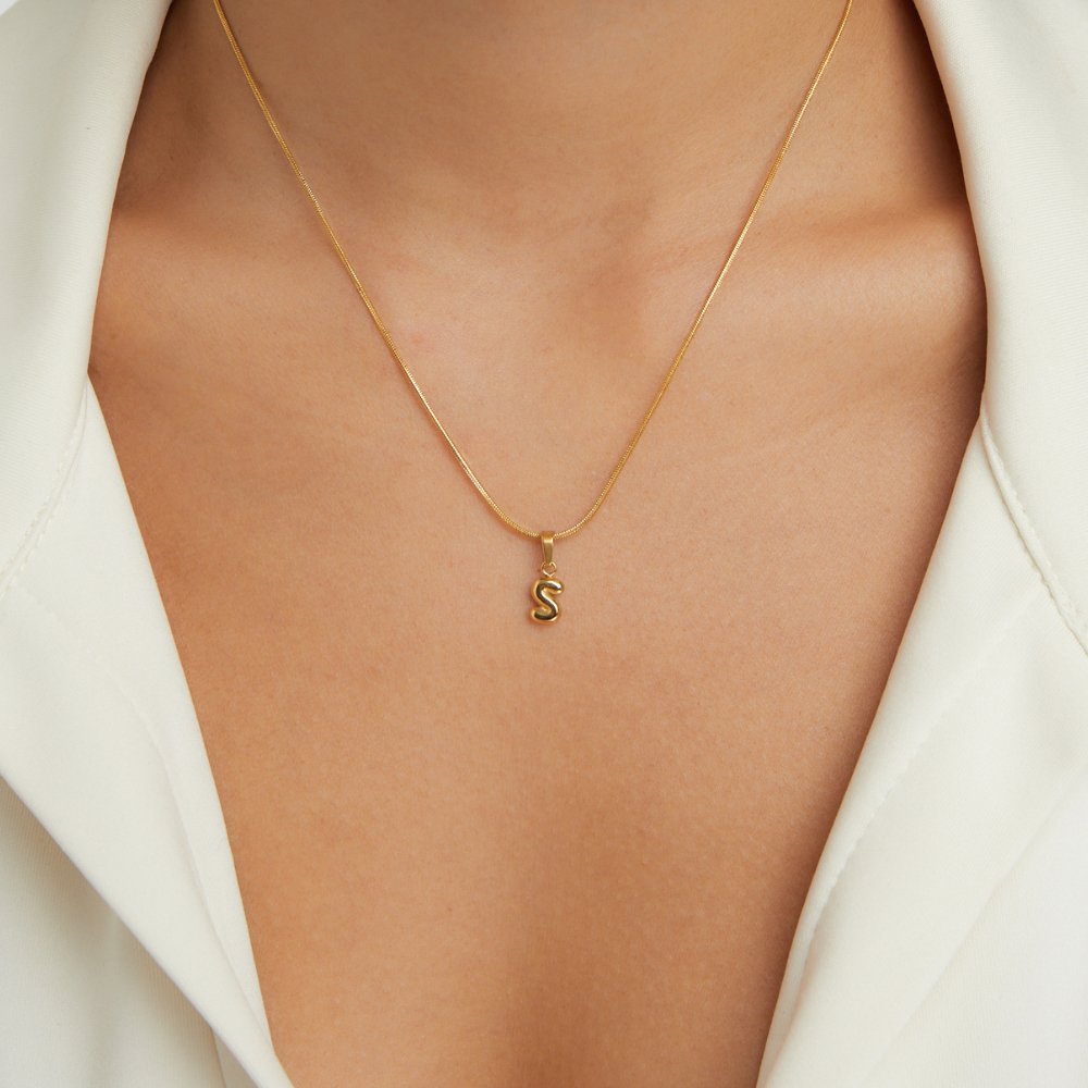 PopFizz Letter Charm Necklace