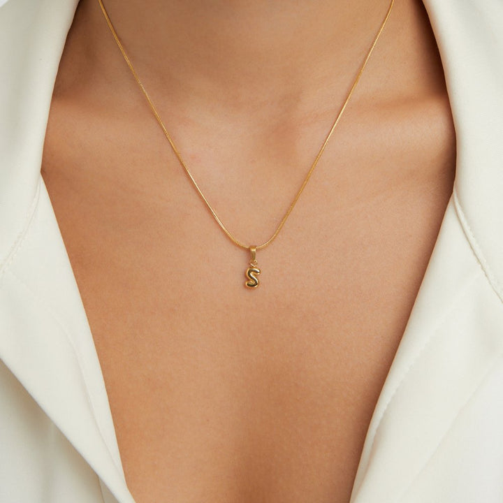 PopFizz Letter Charm Necklace