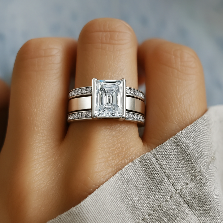Timeless Elegance Inlaid Ring