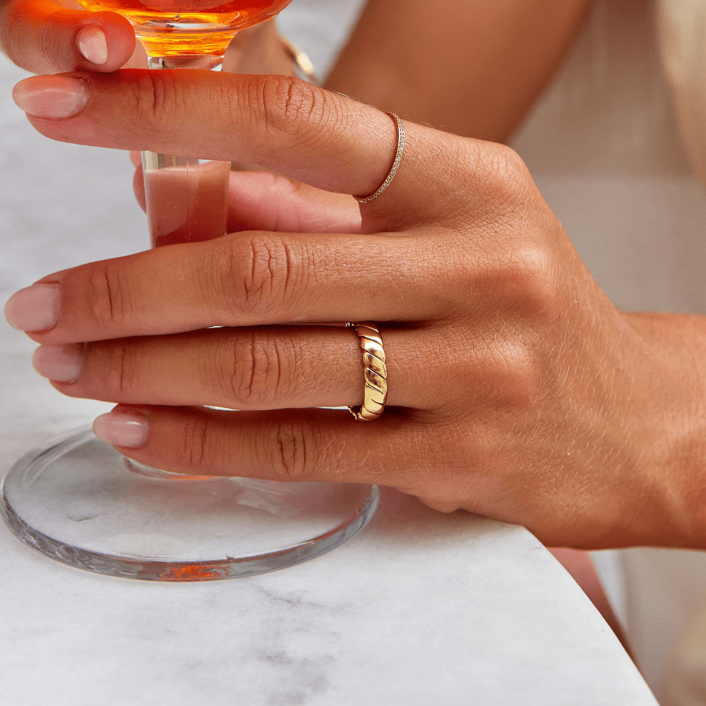 Endless Twist Ring by Calira