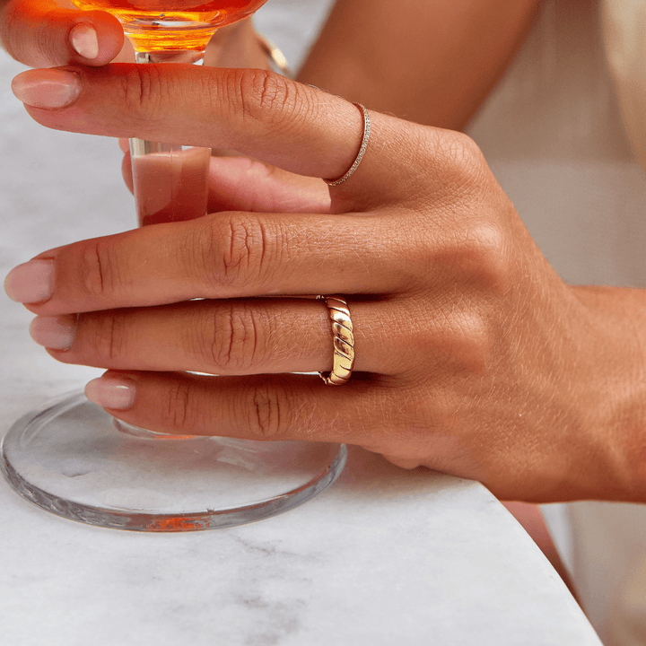 Endless Twist Ring by Calira