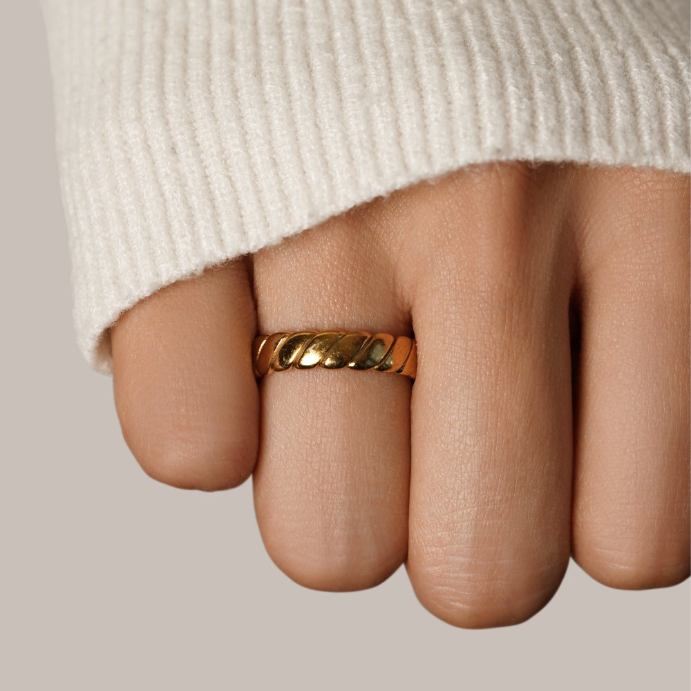 Endless Twist Ring by Calira