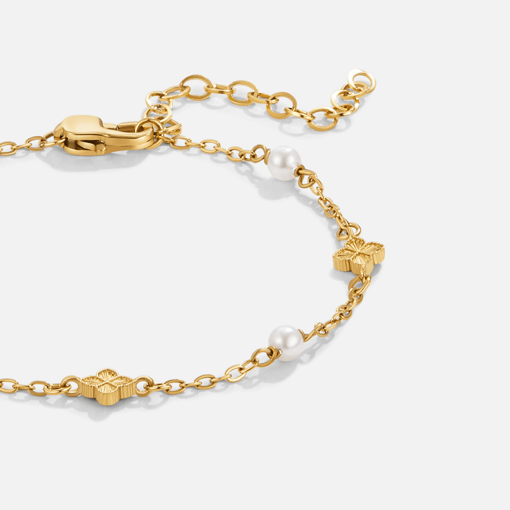 Camila’s Petal Charm Bracelet: Timeless Elegance
