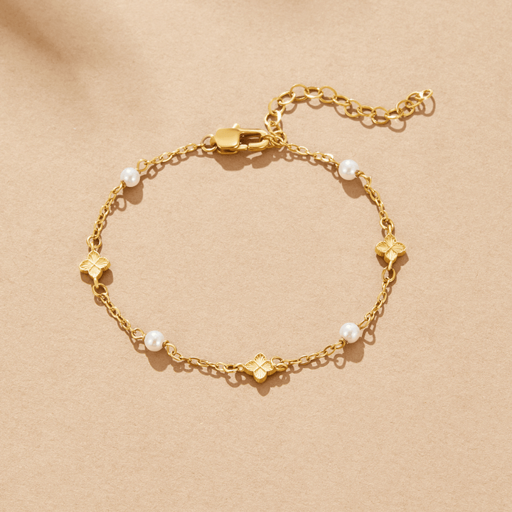 Camila’s Petal Charm Bracelet: Timeless Elegance