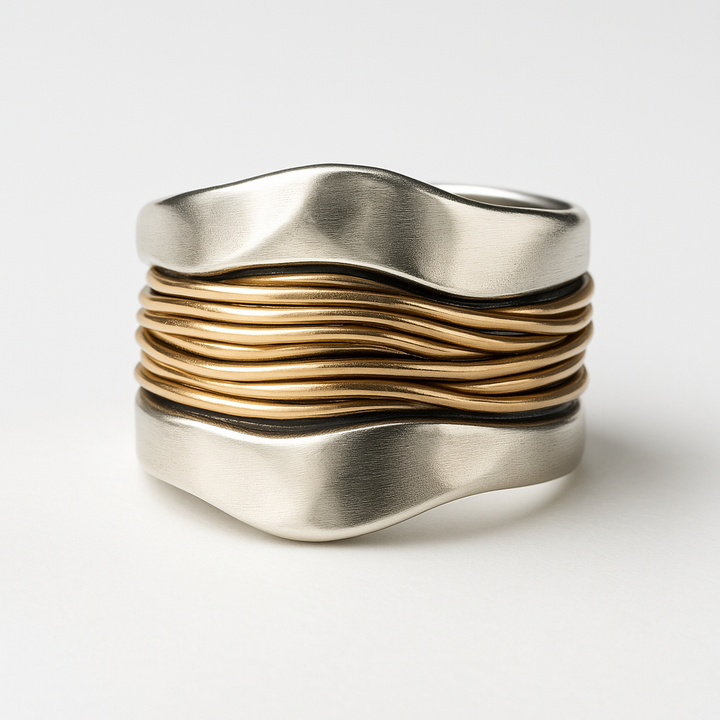 Luxe Radiance Twist Ring
