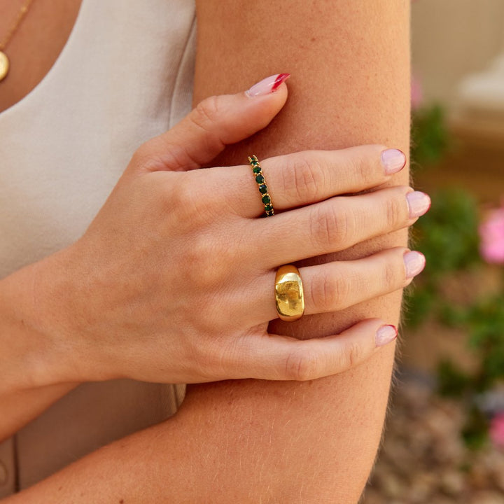 Lunar Luxe Statement Ring
