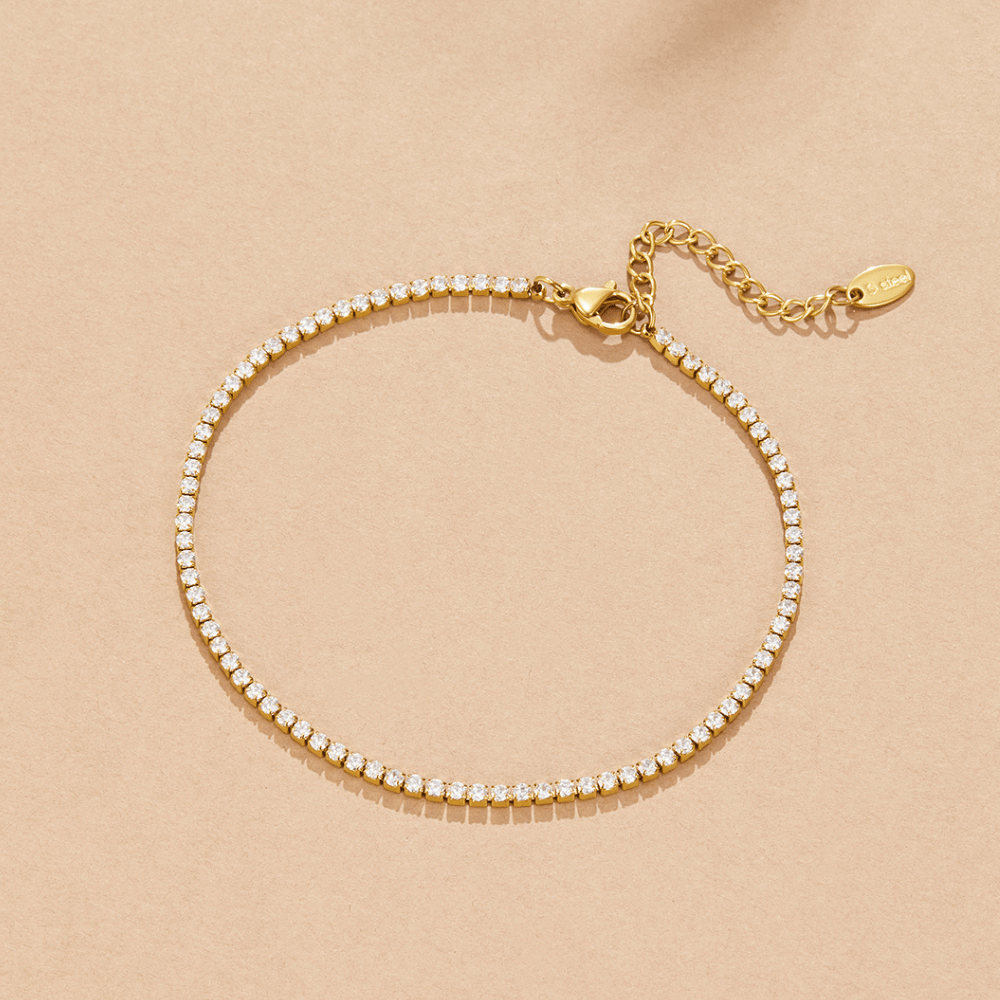 Golden Allure: Cordelia Ankle Charm – Radiate Elegance with Every Step
