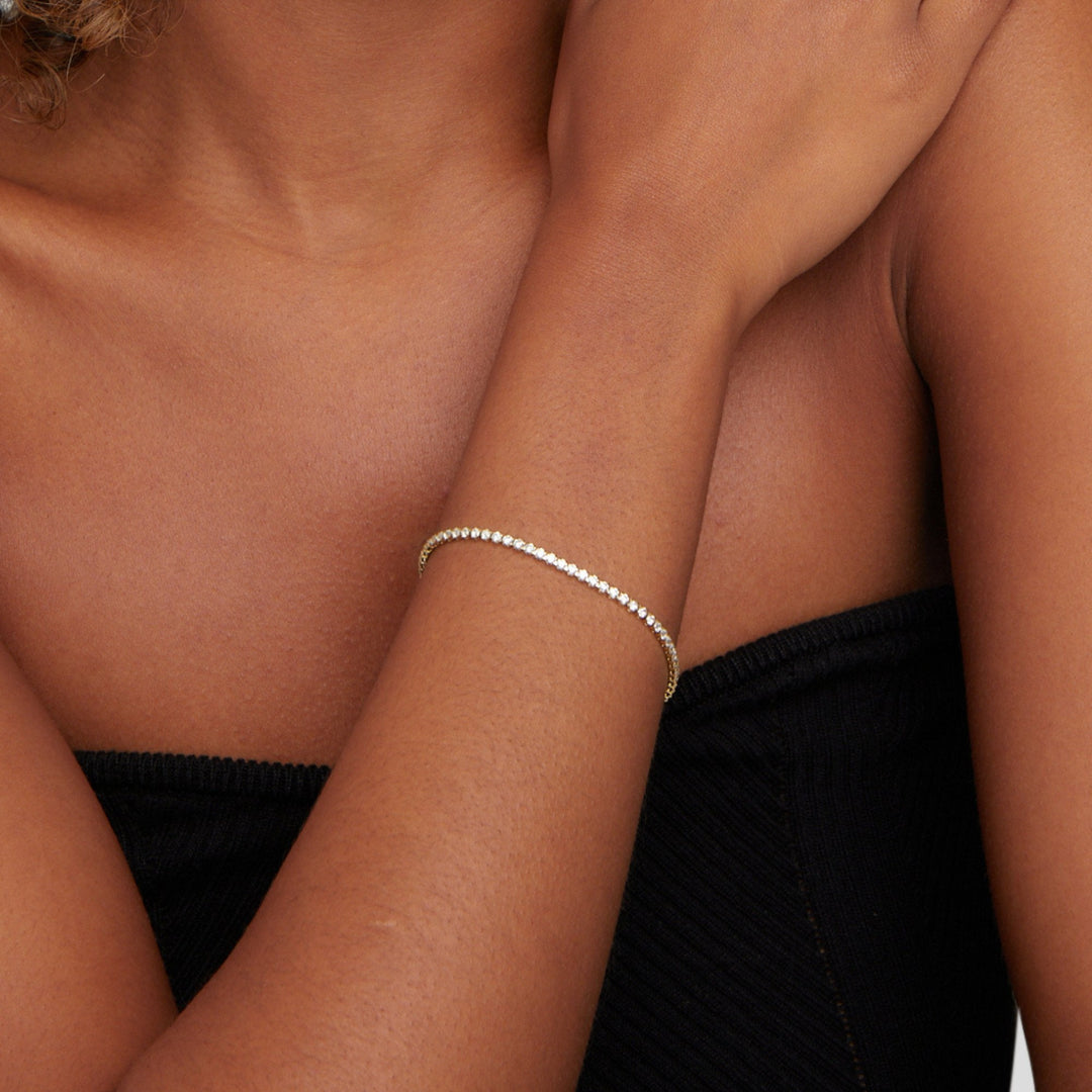 Cordelia Glow: Tennis Elegance Bracelet