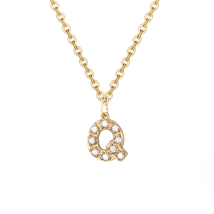 Sparkle Script Necklace