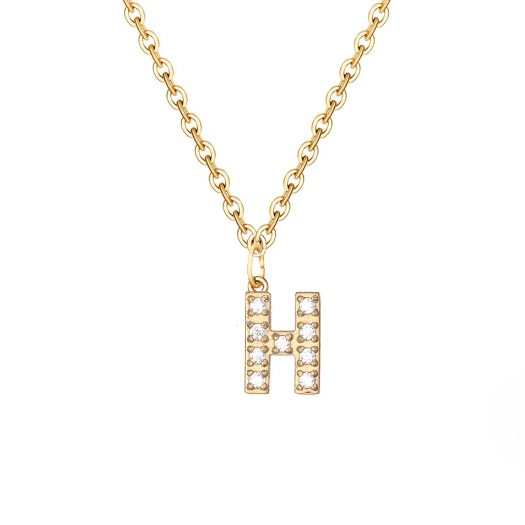 Sparkle Script Necklace