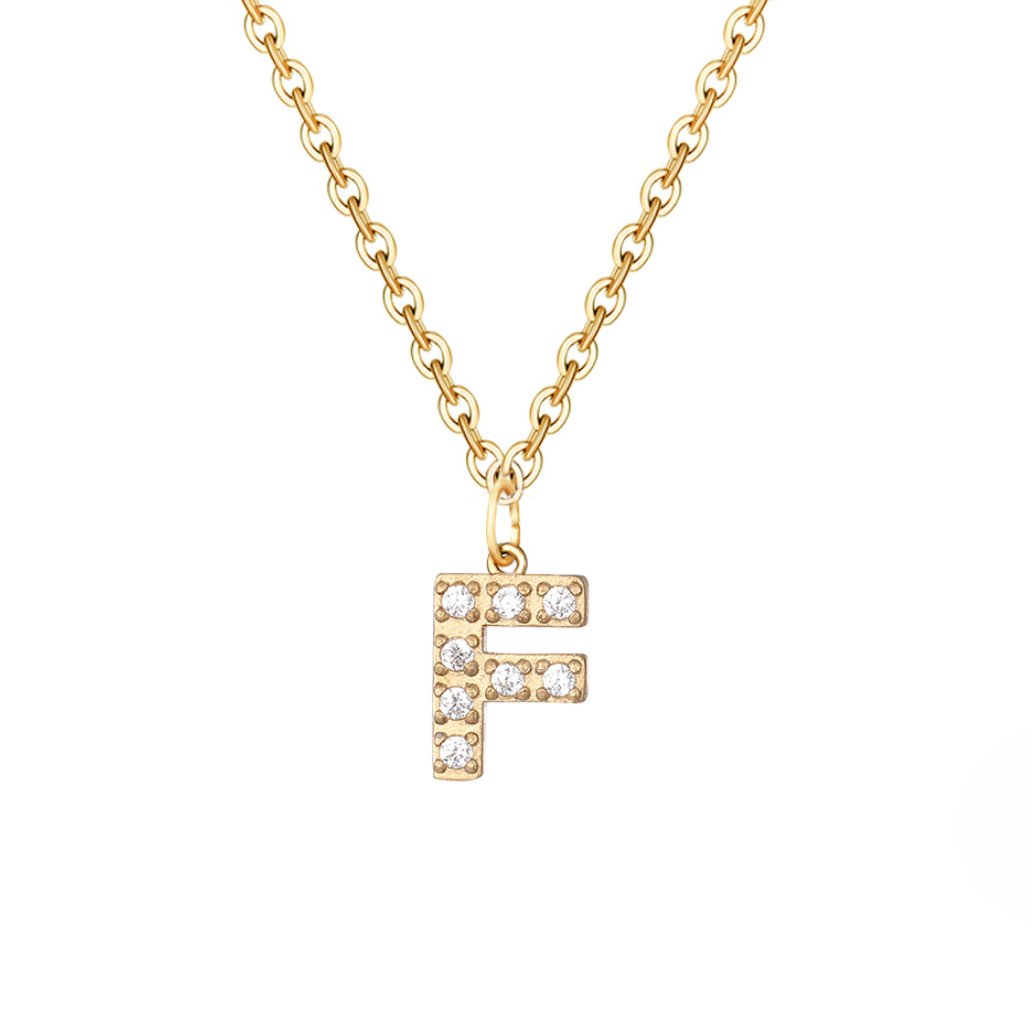 Sparkle Script Necklace