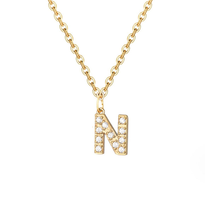 Sparkle Script Necklace