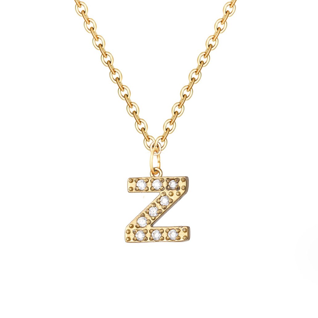 Sparkle Script Necklace