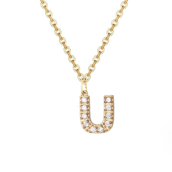 Sparkle Script Necklace