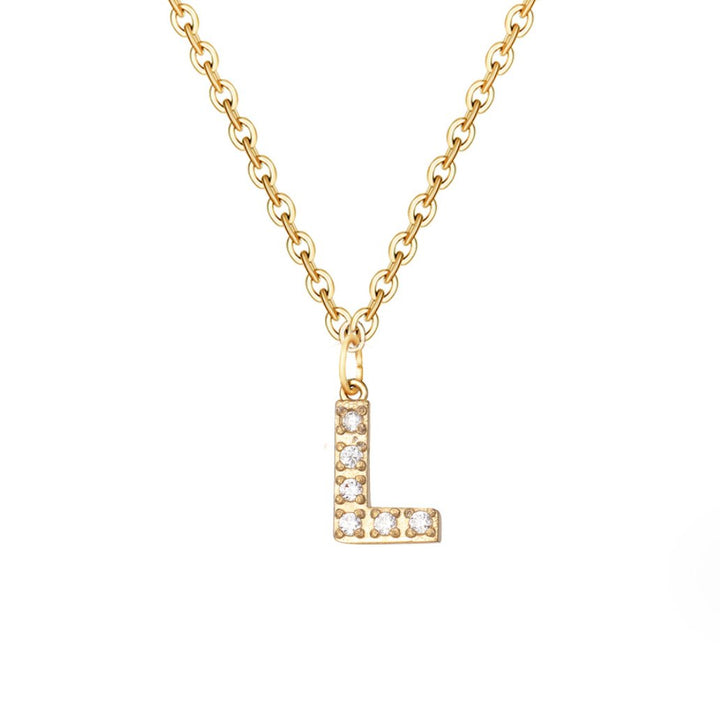 Sparkle Script Necklace