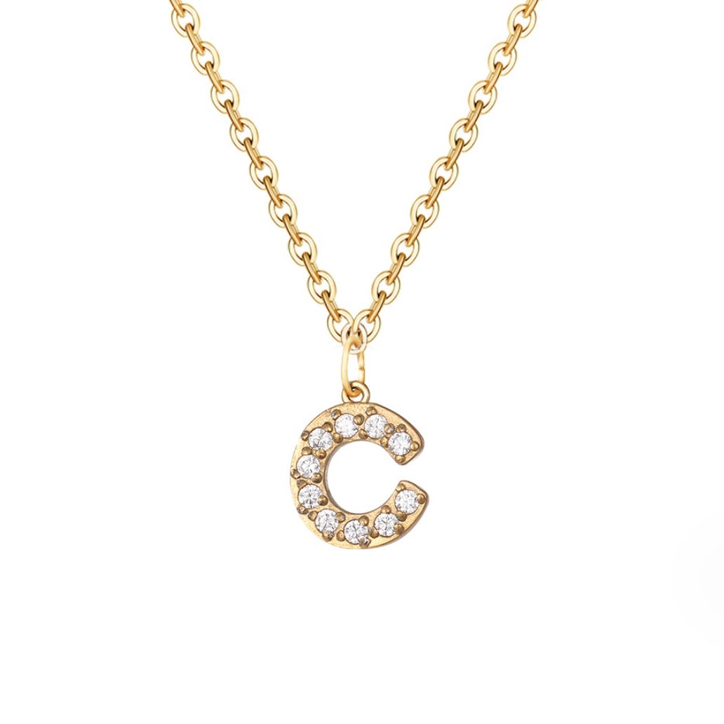 Sparkle Script Necklace