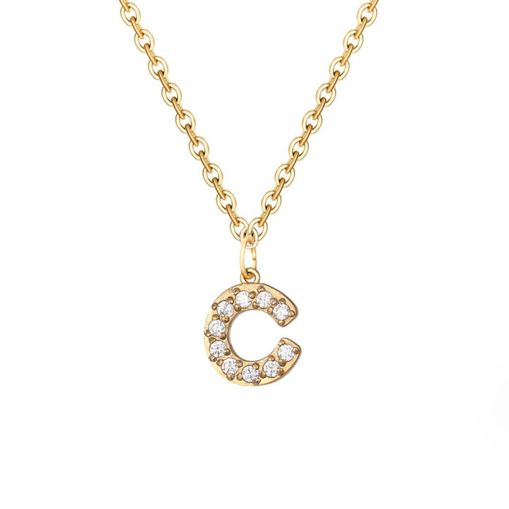 Sparkle Script Necklace