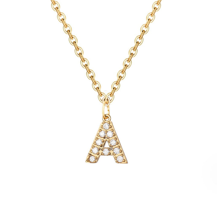 Sparkle Script Necklace