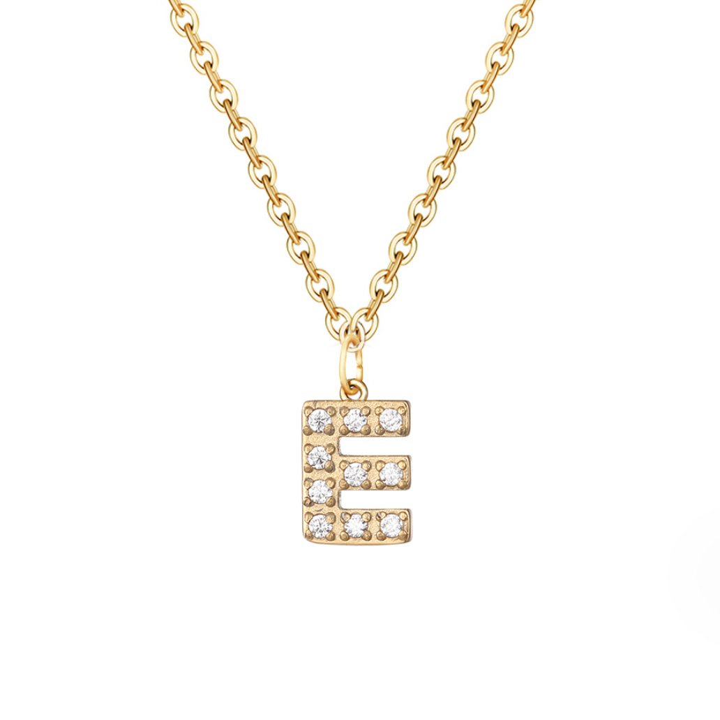 Sparkle Script Necklace