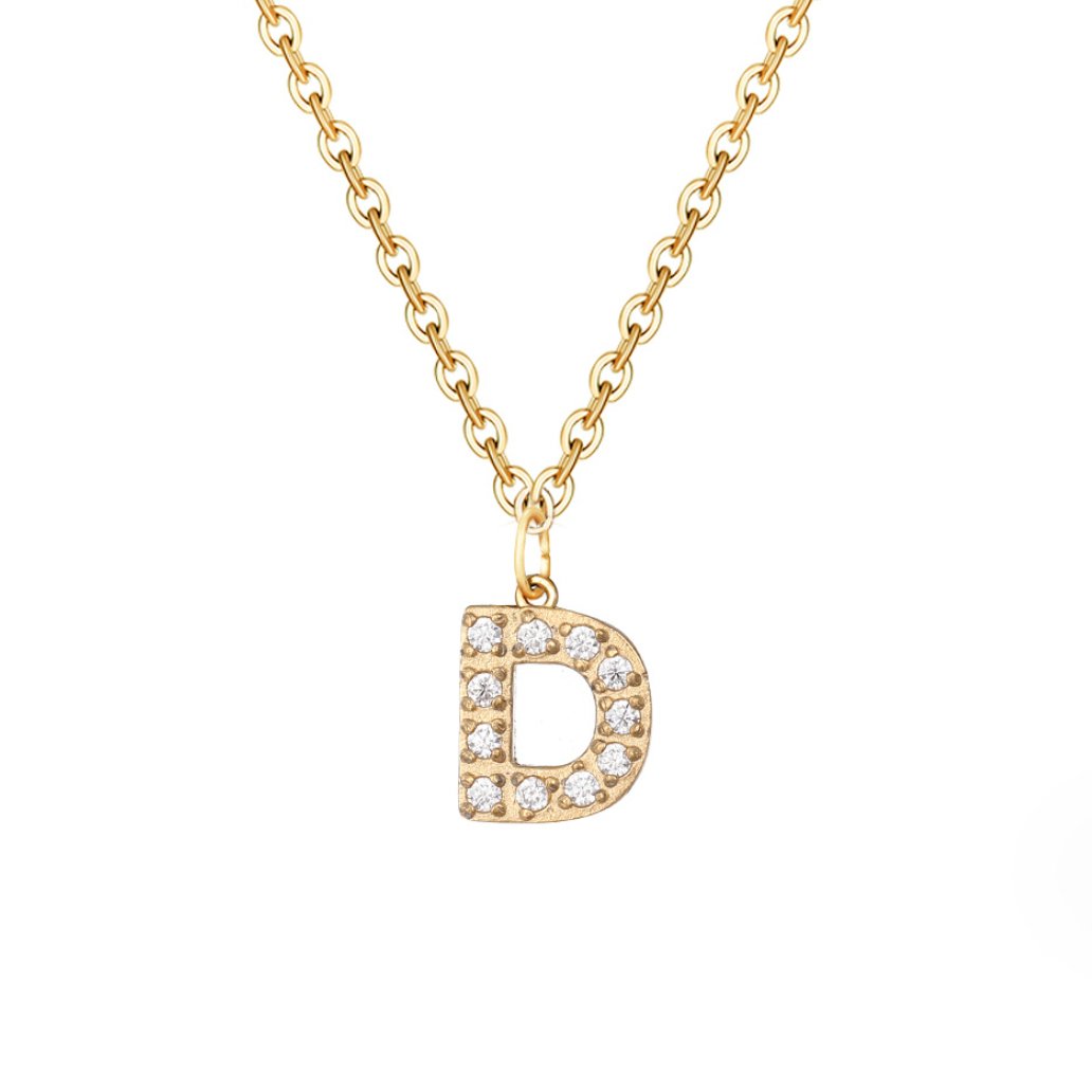 Sparkle Script Necklace