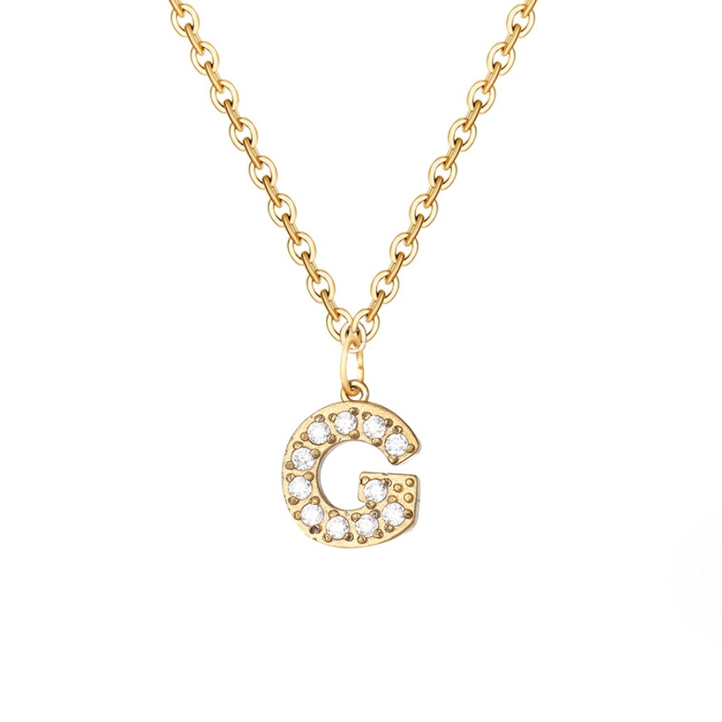 Sparkle Script Necklace