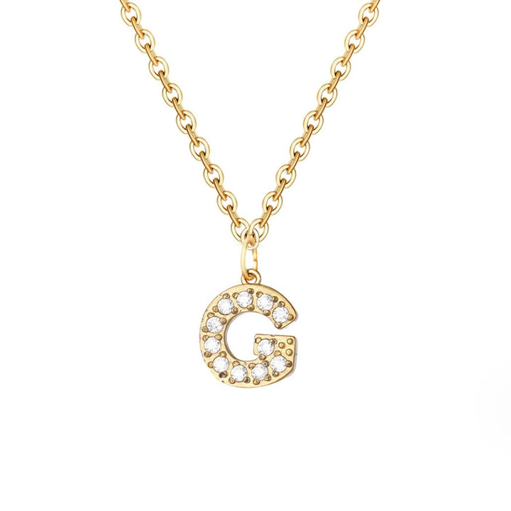 Sparkle Script Necklace