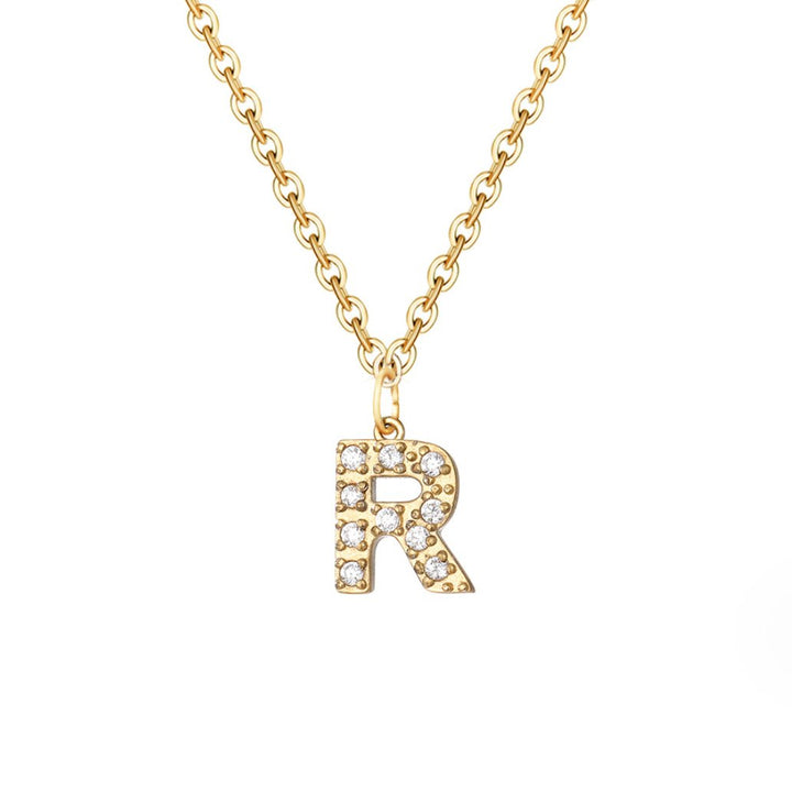 Sparkle Script Necklace