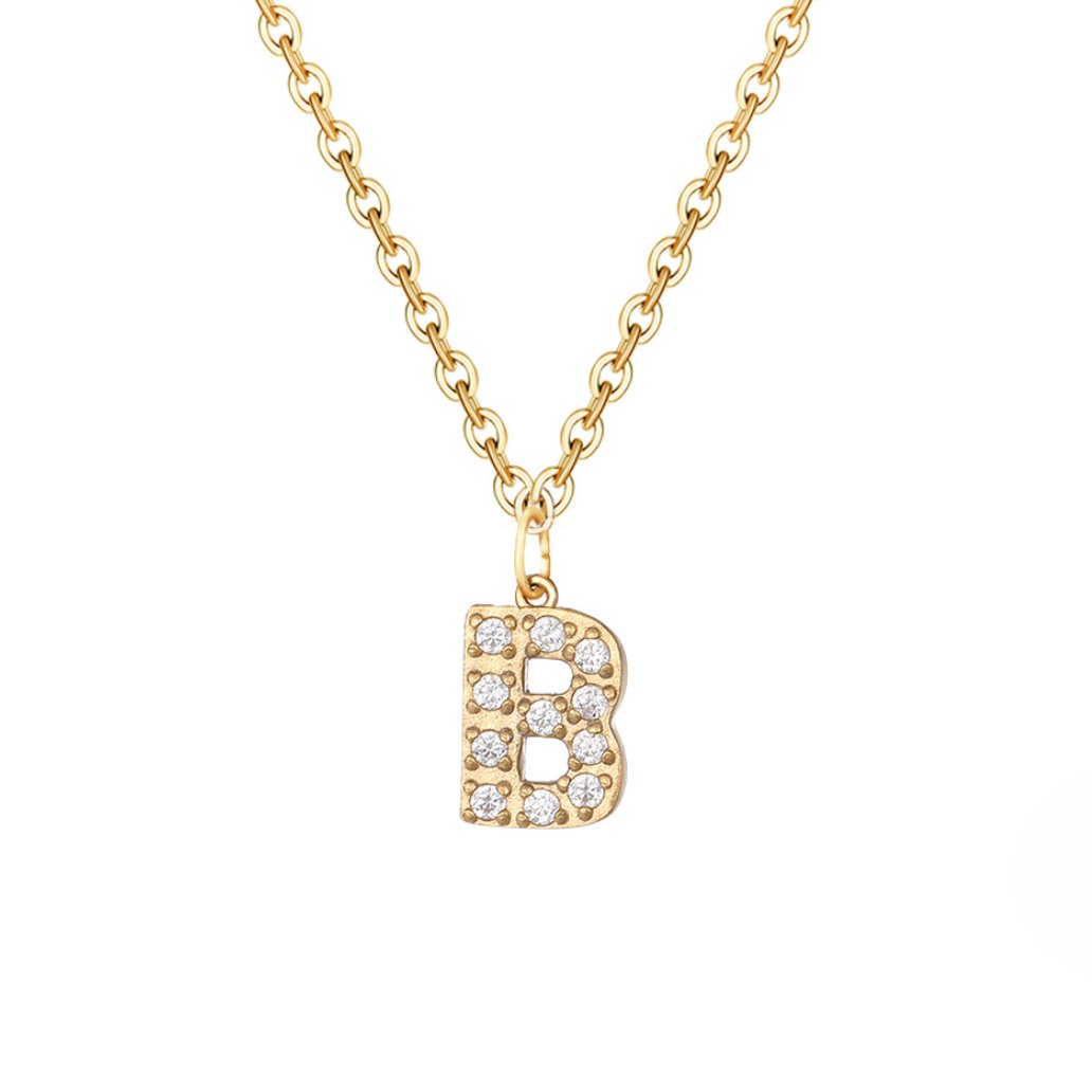 Sparkle Script Necklace