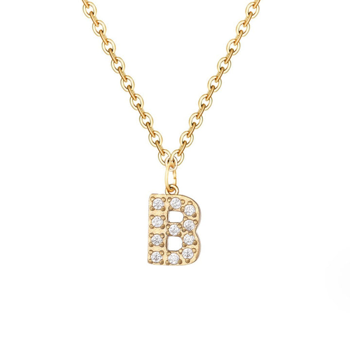 Sparkle Script Necklace
