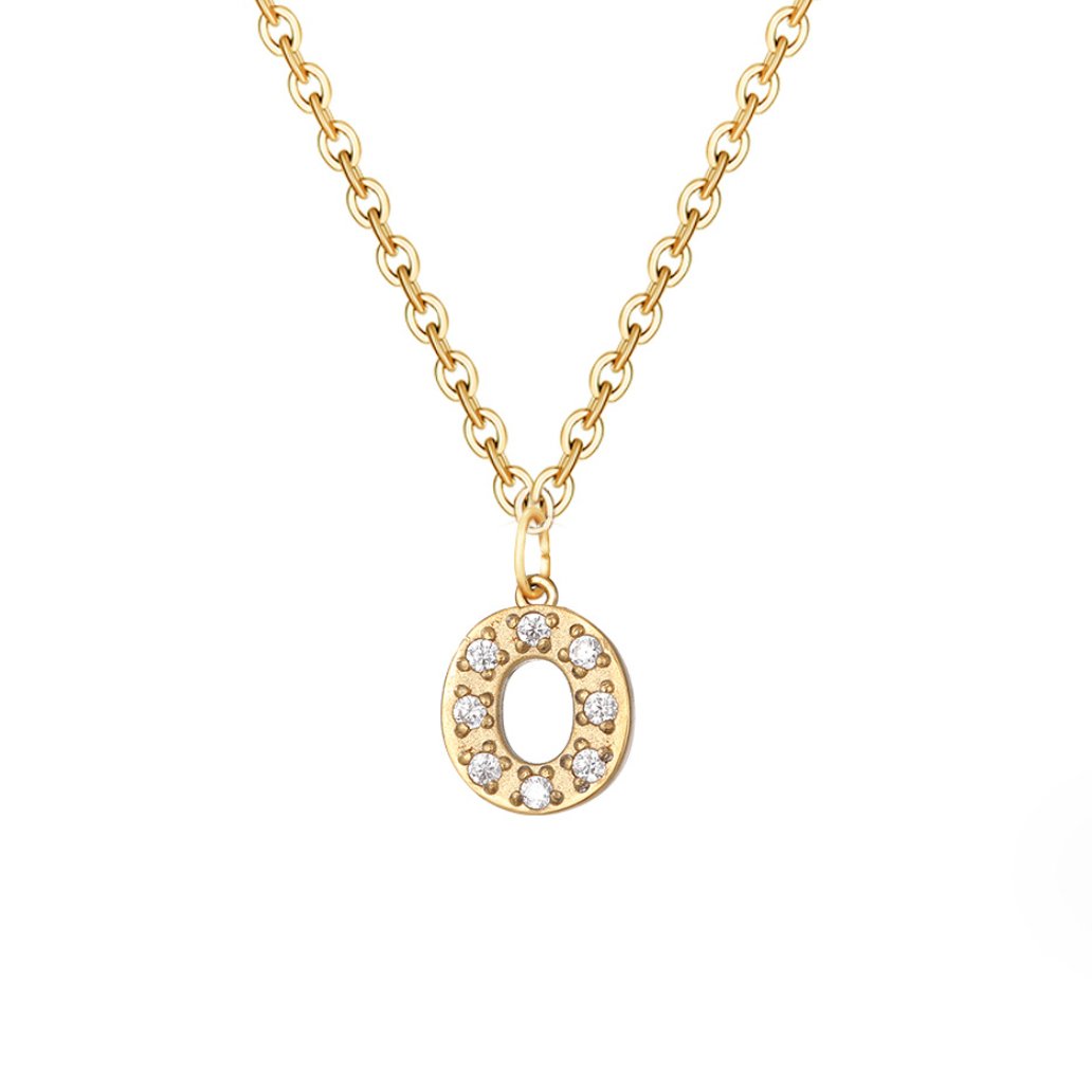 Sparkle Script Necklace