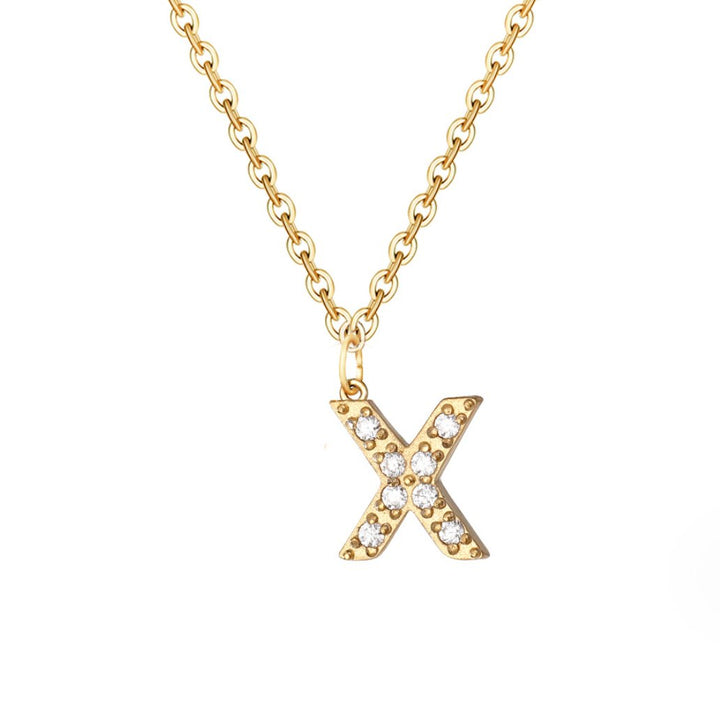 Sparkle Script Necklace