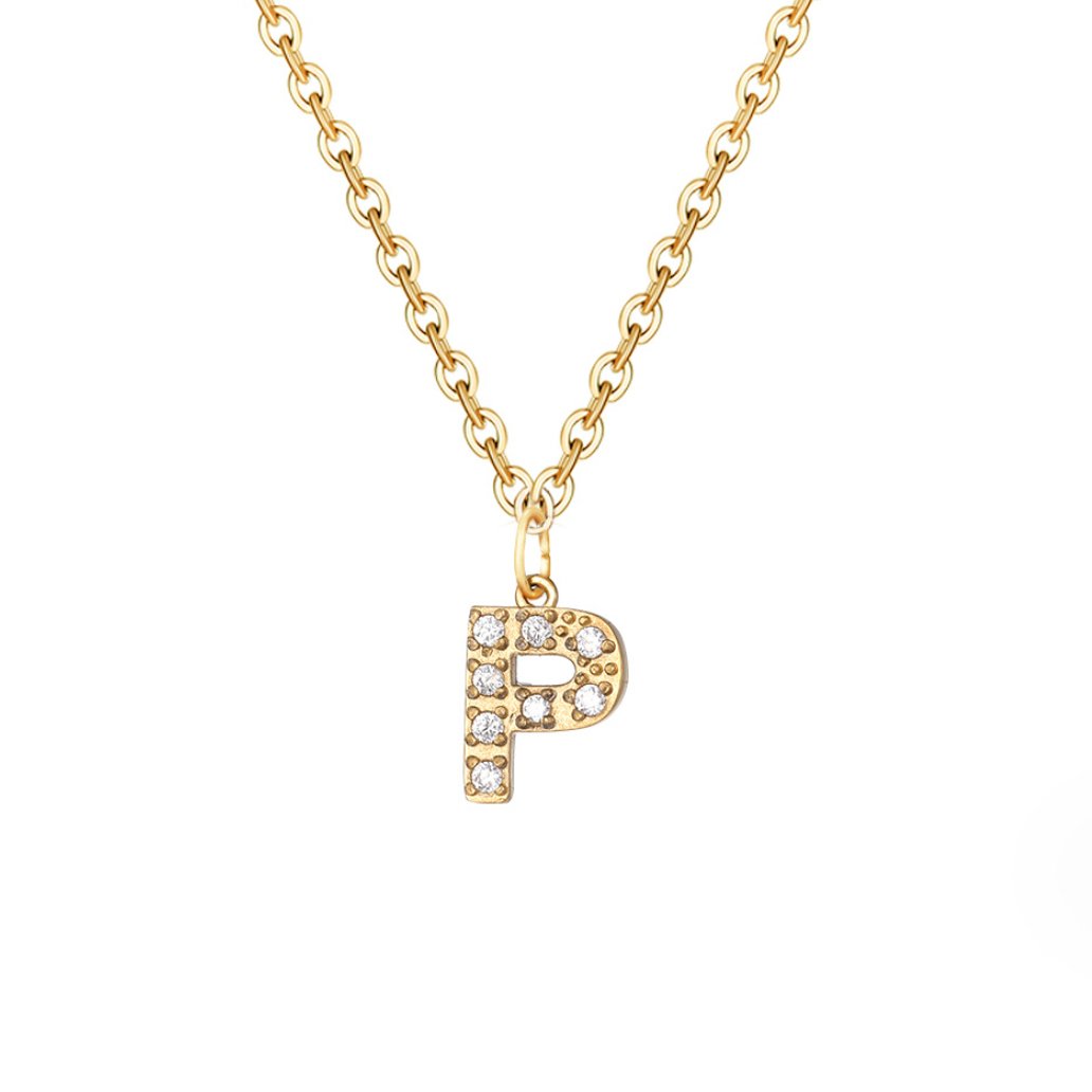 Sparkle Script Necklace