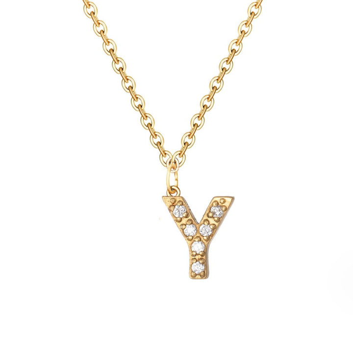 Sparkle Script Necklace