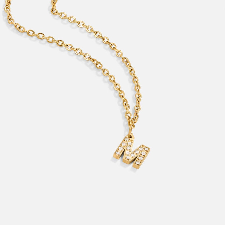 Sparkle Script Necklace