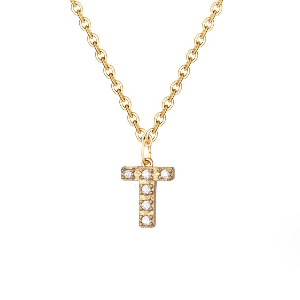 Sparkle Script Necklace