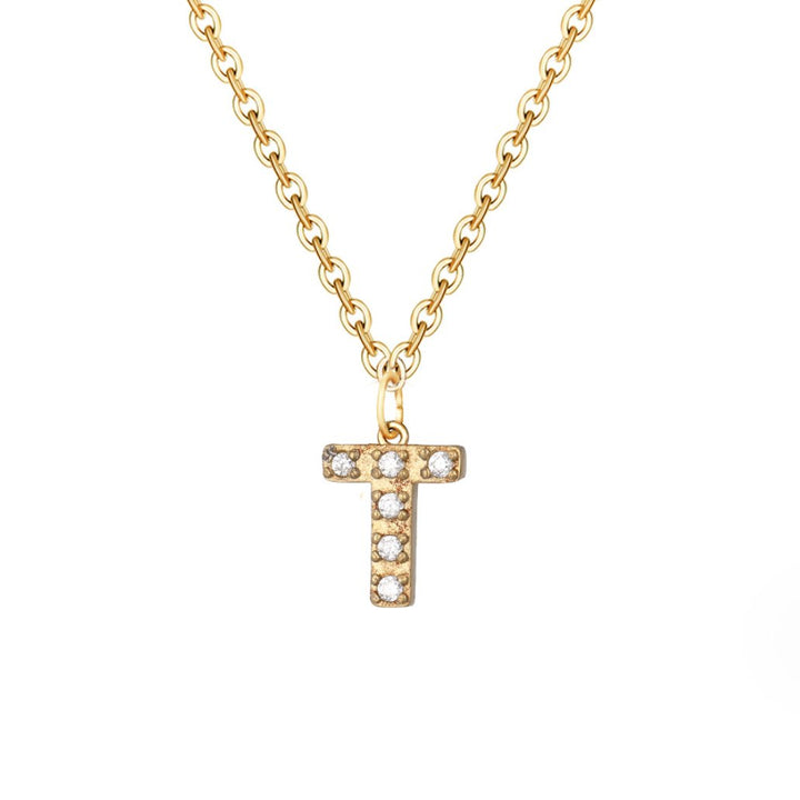 Sparkle Script Necklace