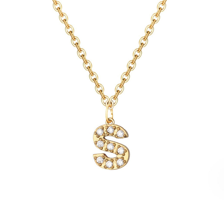 Sparkle Script Necklace