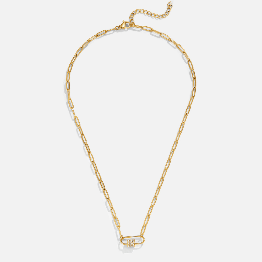 Sparkle Twist Charm Necklace