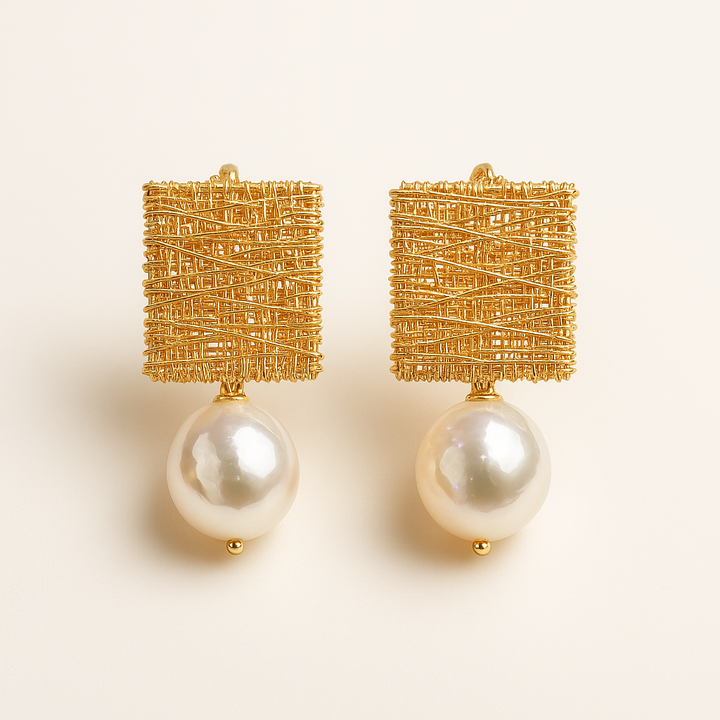 Timeless Elegance Pearl Drop Earrings