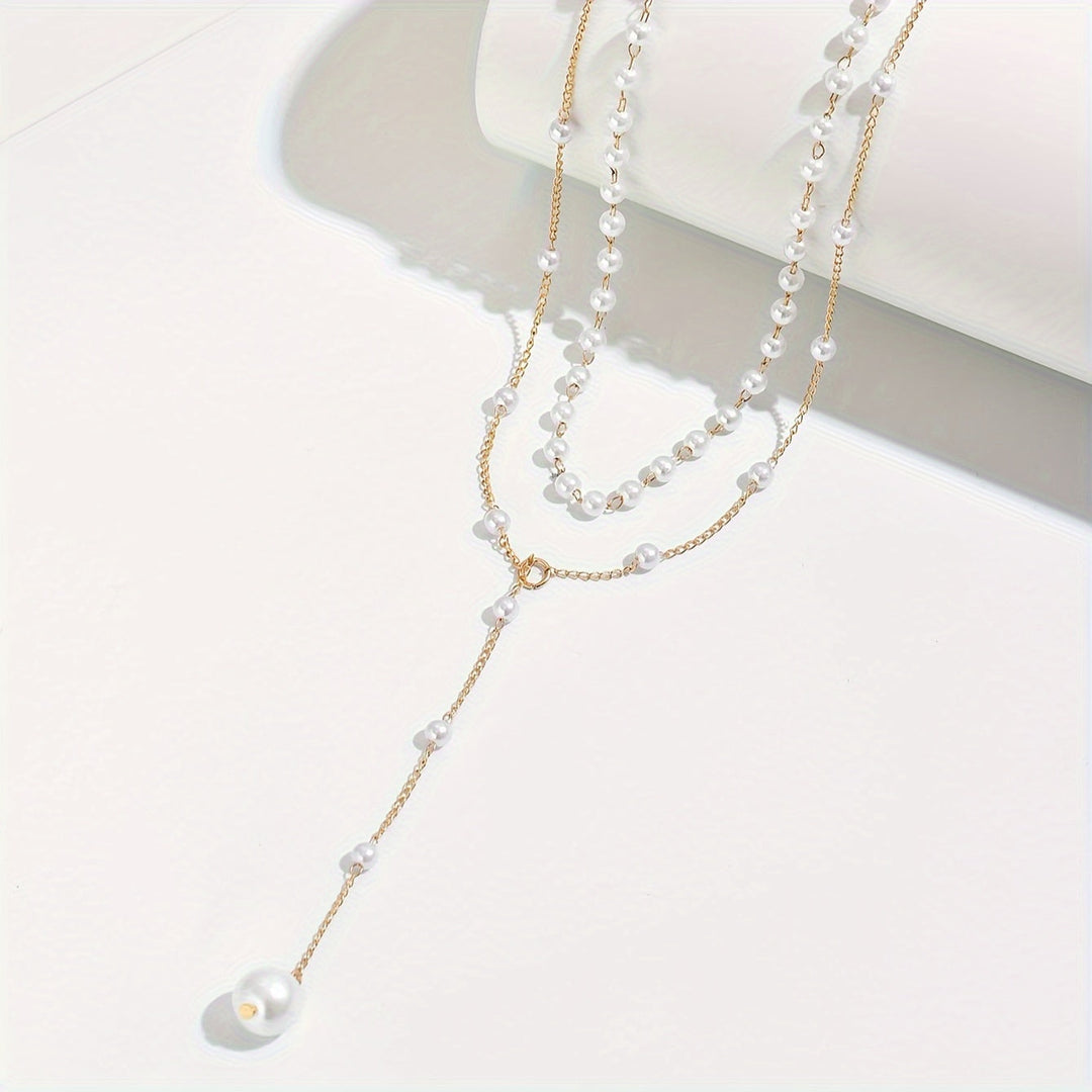 Cascade Pearls – Vintage Tassel Necklace
