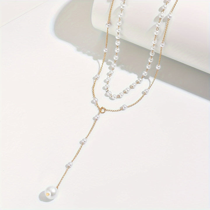 Cascade Pearls – Vintage Tassel Necklace