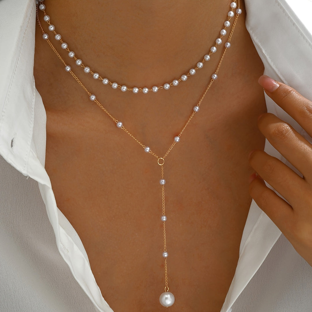 Cascade Pearls – Vintage Tassel Necklace
