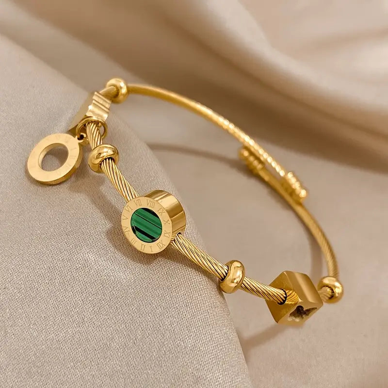 Golden Radiance Bracelet by Emerence Rousseau
