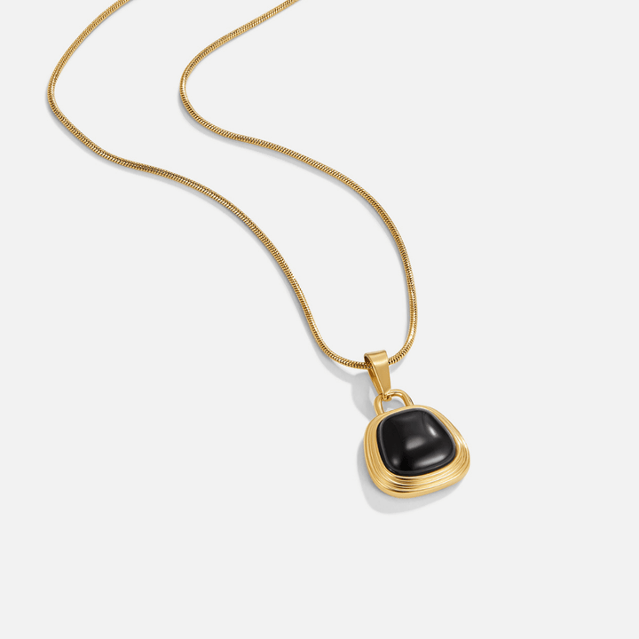 Midnight Elegance Pendant: Timeless Glow Necklace