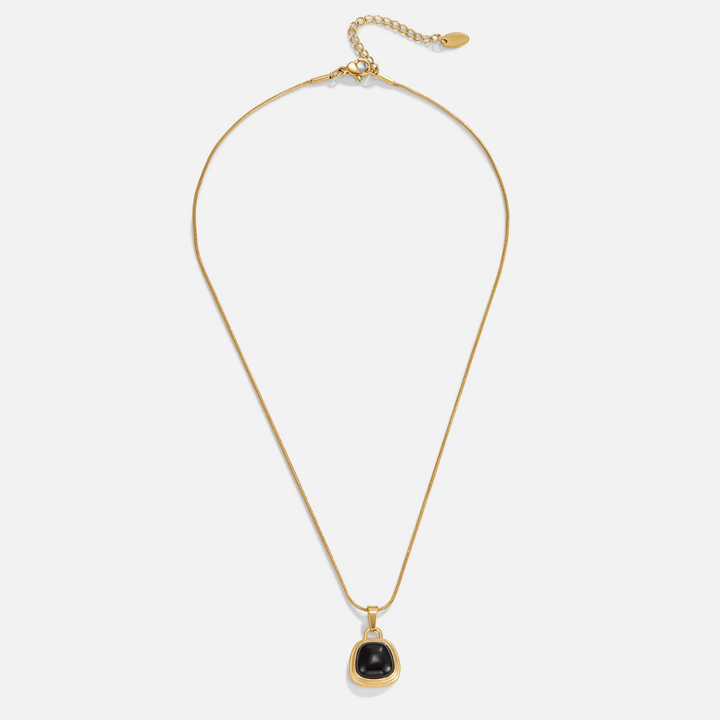 Midnight Elegance Pendant: Timeless Glow Necklace