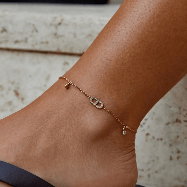 Eliza’s Radiant Shine Ankle Bracelet